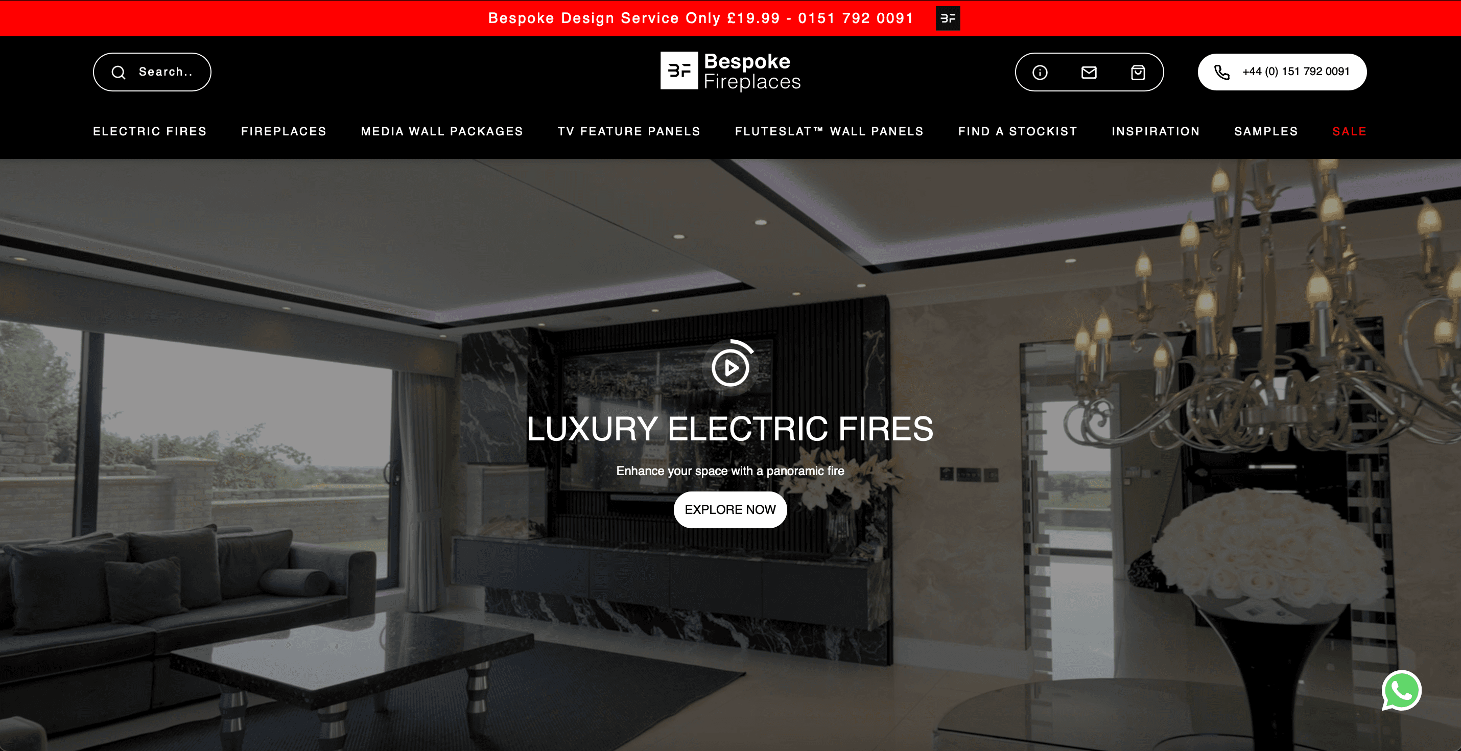 Bespoke Fireplaces Screenshot